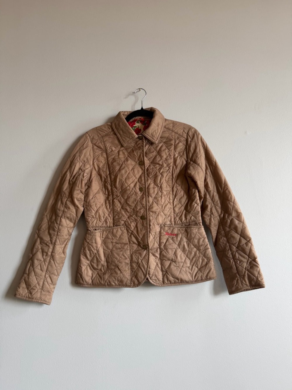 Barbour x Liberty Art Fabrics Annandale Quilted Jacket | Sand | UK 8 | US 4